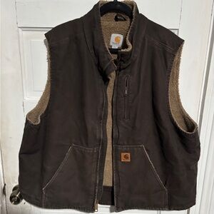 Carhartt Men's Dark Brown Vest